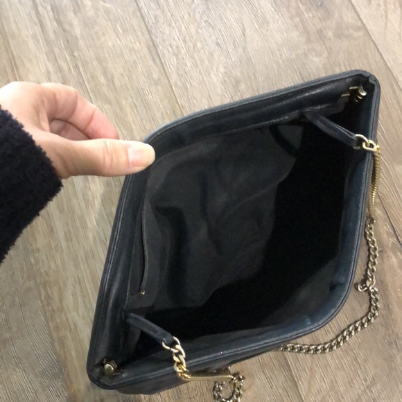 Vintage MORRIS MOSKOWITZ Leather Shoulder Bag or Large Clutch - Picture 5 of 10